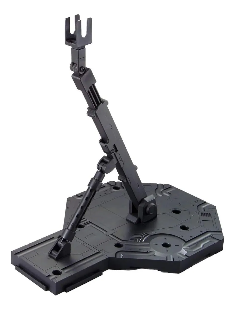Base de Acción Negra para Figuras de Colección Bandai Hobby - Soporte Exhibición Premium para Modelos y Estatuillas
