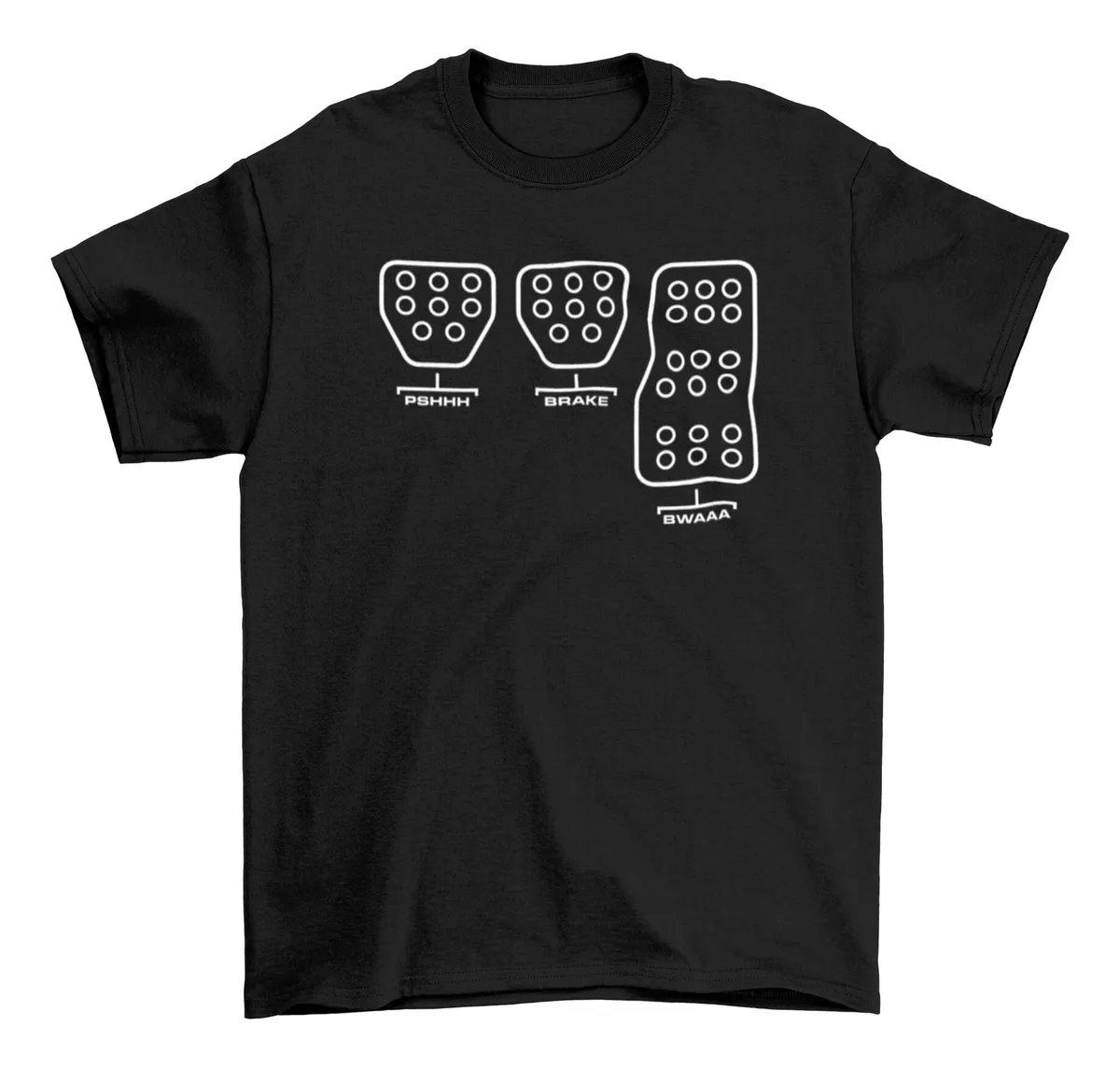 Camiseta Subie Pedal Shift Diagram Gráfica de Cambio Manual Transmisión Automática para Entusiastas del Motor y Coche Deportivo | Estilo Casual | Unisex