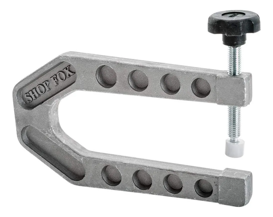 Abrazadera C Profesional Aluminio Profundo 6 Pulgadas Uso Pesado para Carpintería Soldadura Taller Metal Mecánica Resistente Ajuste Firme