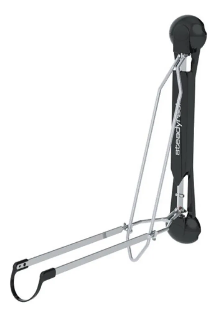 Colgador Soporte de Bicicletas Negro para Pared - Almacenamiento Seguro y Ahorro de Espacio - Ideal para Garajes y Hogares - Diseño Robusto y Duradero
