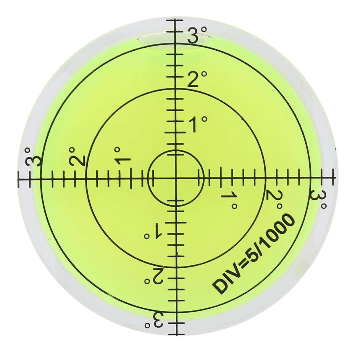 Burbuja Nivelada Horizontal Precisa con Escala Integrada, Ideal para Trípodes y Tocadiscos - Medición Profesional y Fiable