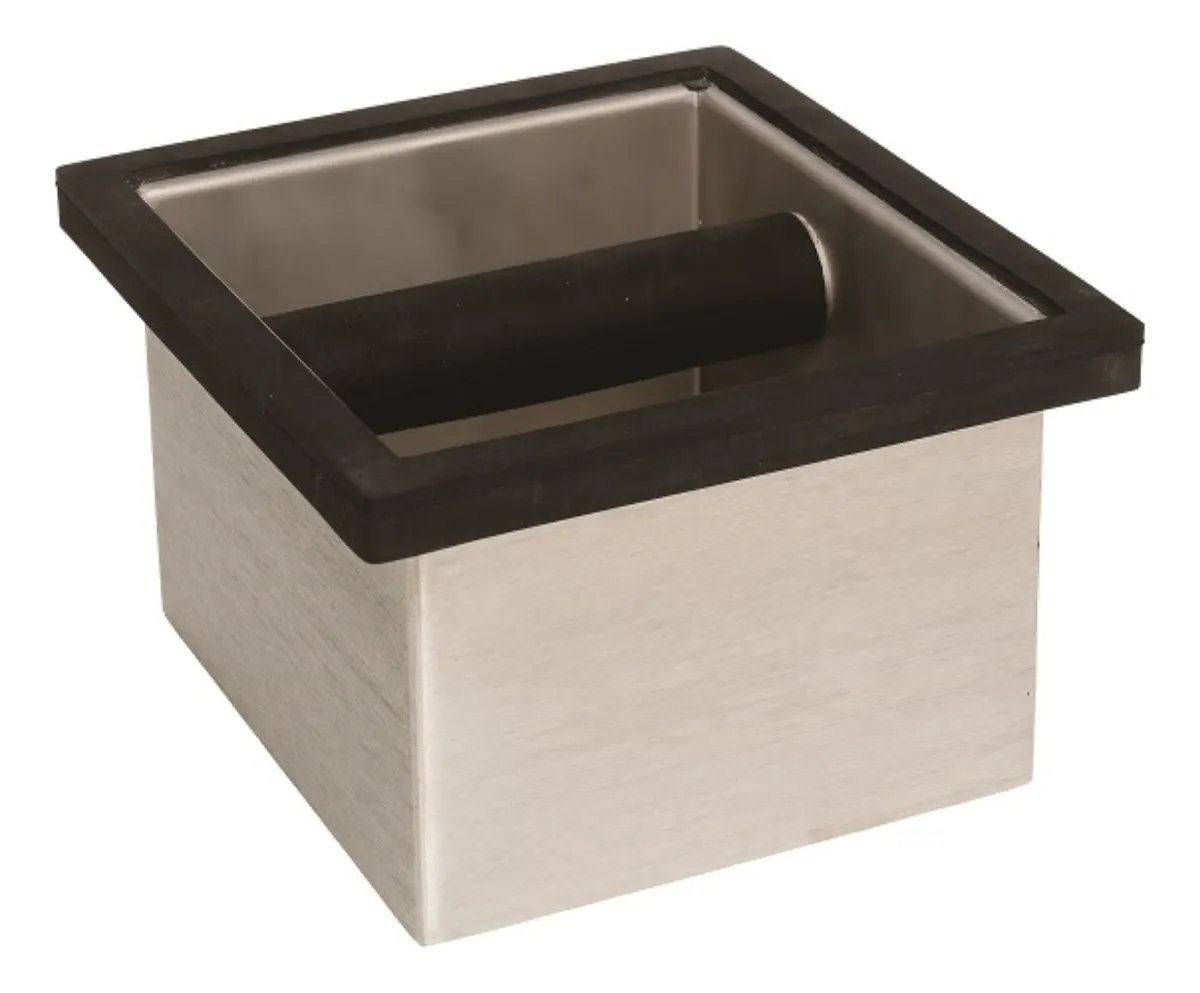 Knock Box para Café Rattleware 6x5 Pulgadas | Accesorios Profesionales para Baristas | Contenedor Compacto para Posos de Café