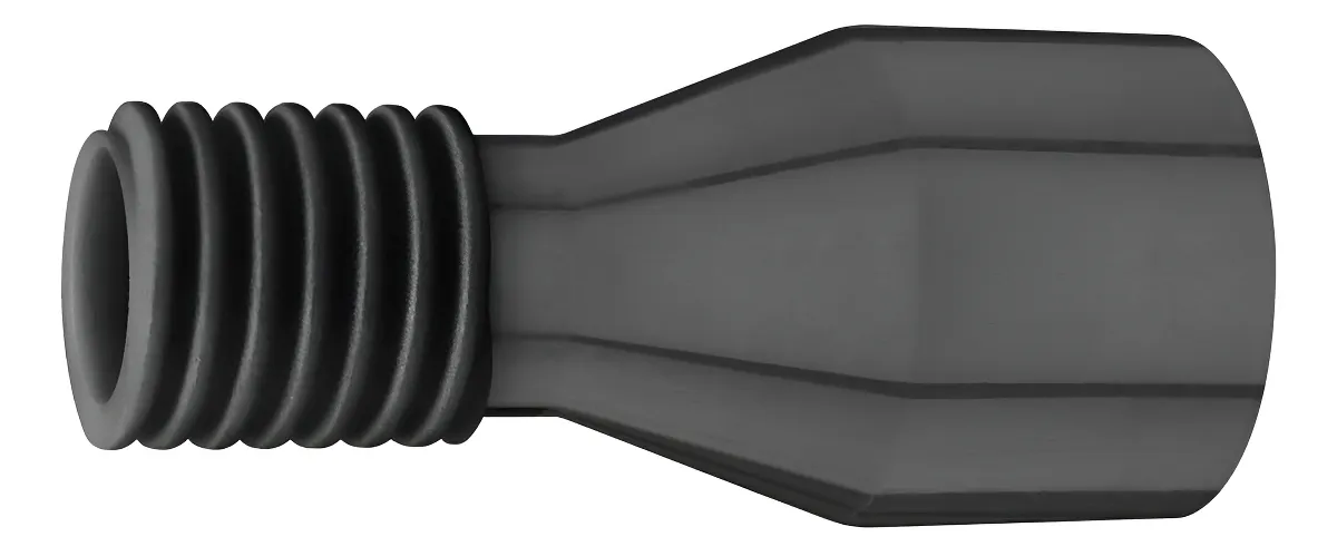 Adaptador de Manguera Grande Negro Dewalt DWV9190 para Aspiradoras Industriales y Polvo - Conexión Segura y Duradera para Sistemas de Extracción