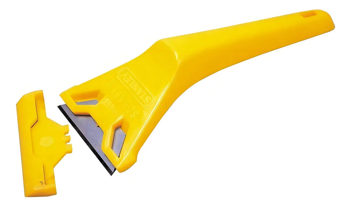 Rascador Manual Stanley 0-28-590 | Herramienta de Precisión para Limpieza y Eliminación de Material | 17 cm de Longitud | Durabilidad Profesional