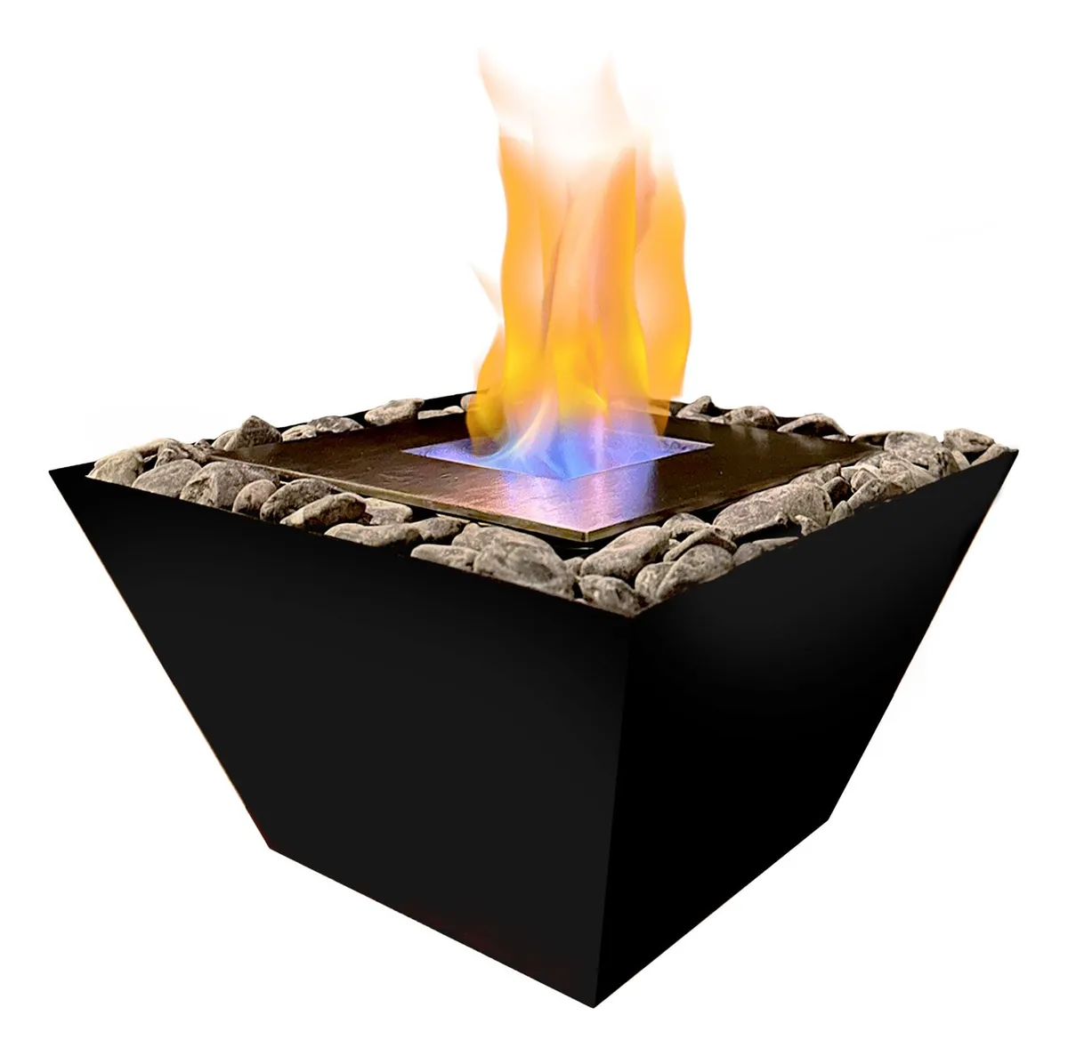Chimenea de Etanol Elementary Fire HGFIRE 0 ml Negro - Calefacción Moderna y Elegante para tu Hogar, Diseño Seguro y Fácil Uso