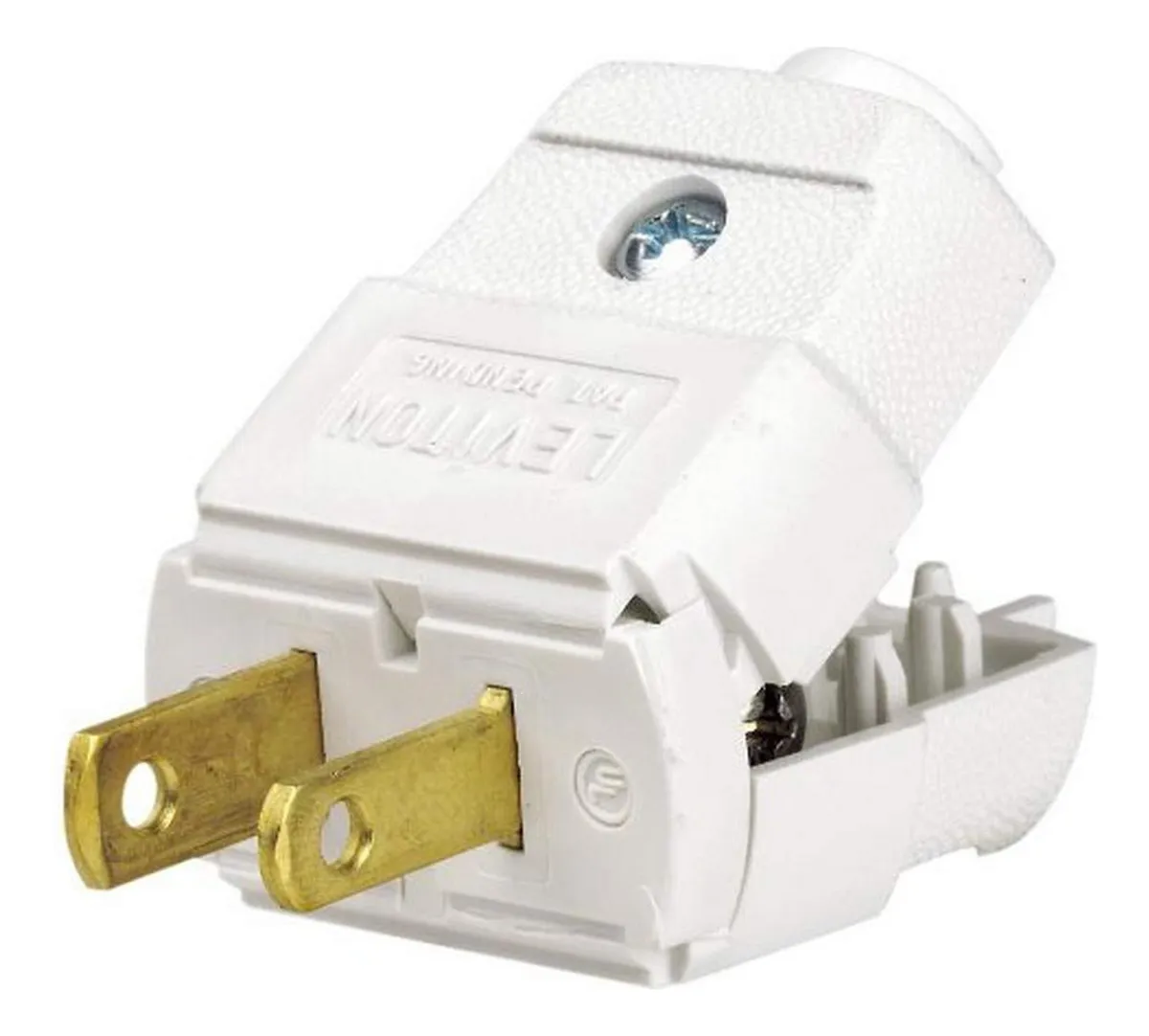 Enchufe Residencial Polarizado Blanco 15A 125V - Seguridad y Eficiencia para tu Hogar - Componente Eléctrico de Alta Calidad