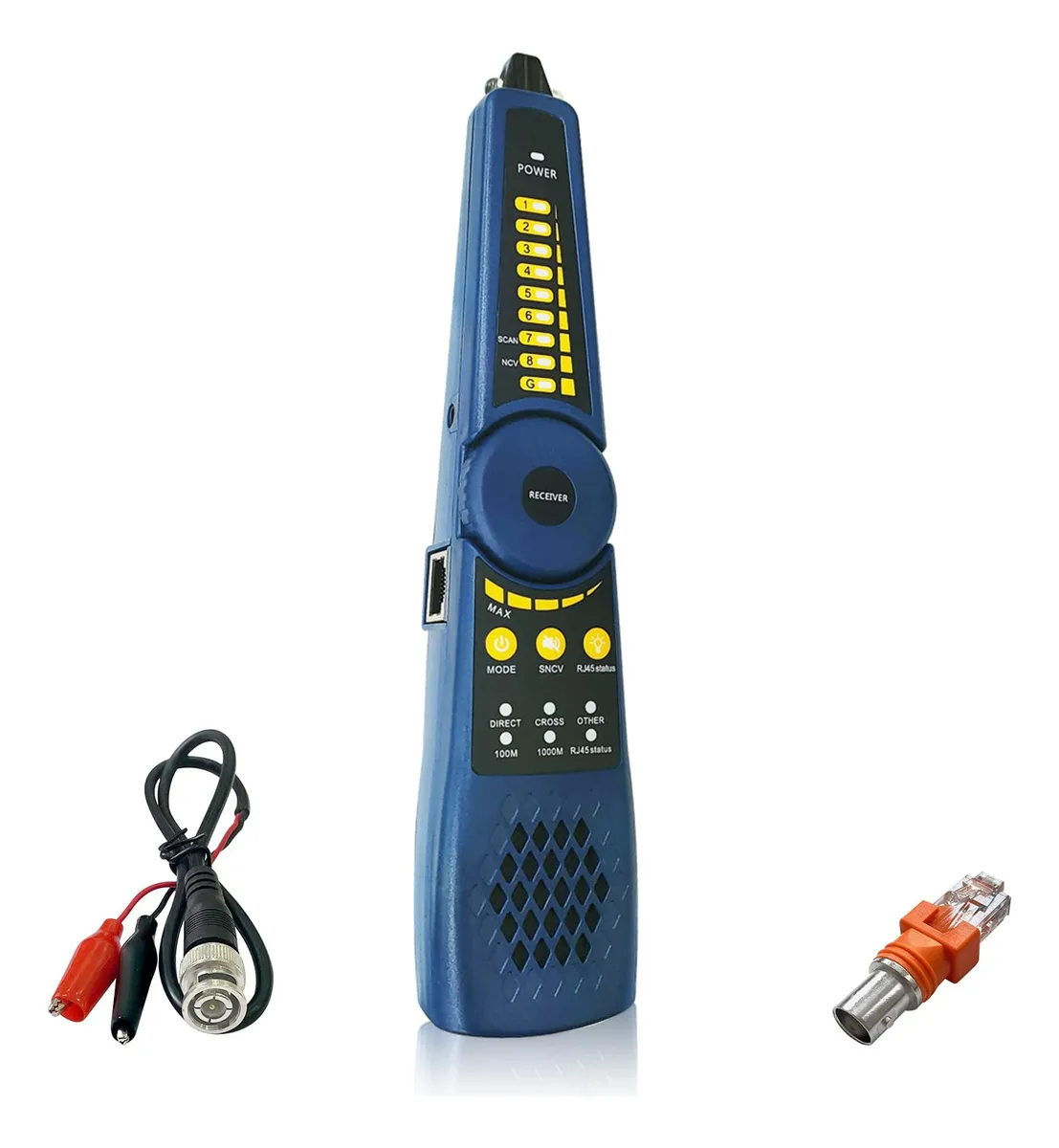 Cable Tracer WT255: Rastreador Profesional de Cables y Testeador de Redes Ethernet RJ45/RJ11. Diagnóstico Rápido y Preciso. Herramienta Esencial para Técnicos de Red.