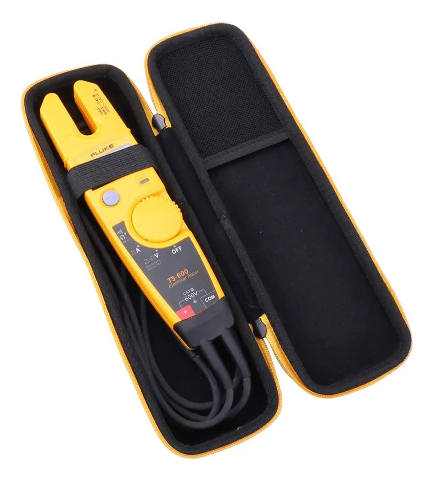 Carcasa Rígida de Repuesto para Medidor de Voltaje Fluke T5 | Protección Duradera y Segura | Accesorios para Instrumentos de Medición Eléctrica