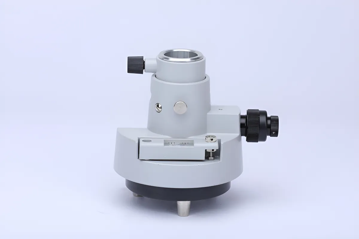 Adaptador Tribrach de Topografía Profesional con Plomada Óptica de Precisión para Estaciones Totales y Teodolitos | Accesorios de Medición Geomática