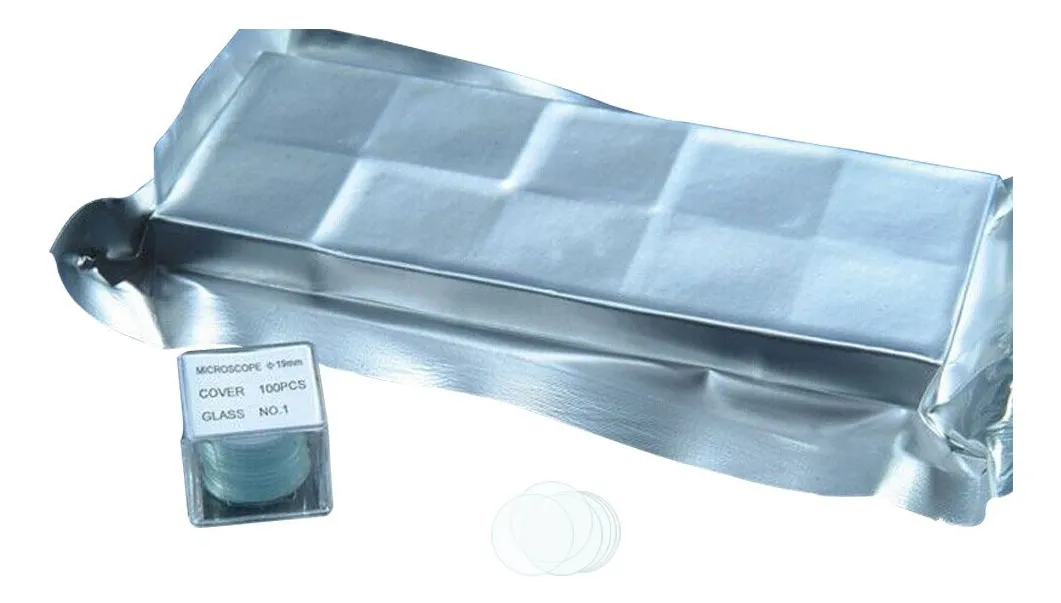 Braguitas Redondas para Microscopio - Paquete de 100 Unidades | Accesorios para Laboratorio y Observación Científica