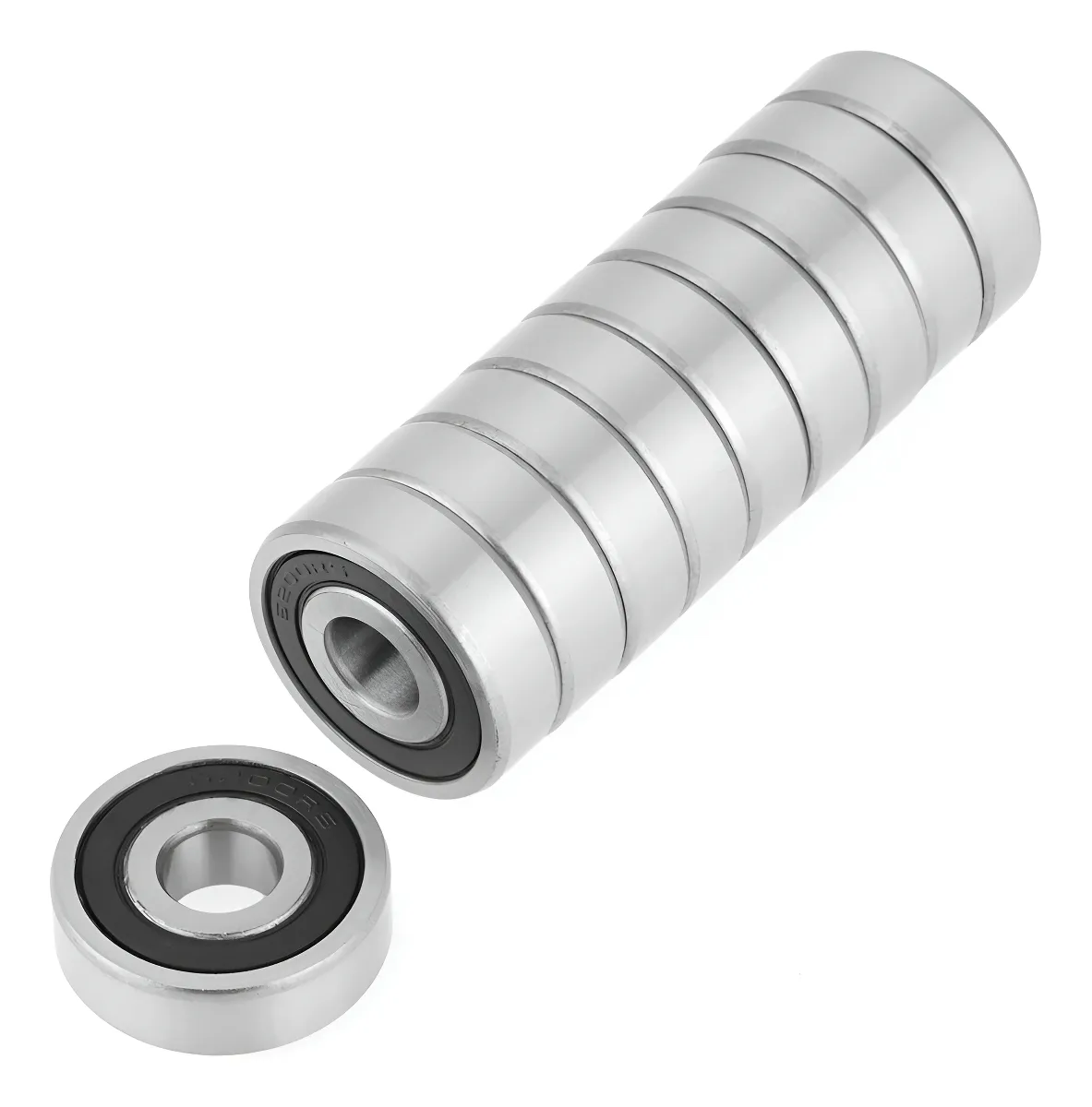 10 Rodamientos de Bolas Rígidos Multiusos - Piezas Esenciales para Maquinaria y Equipos - Dimensiones 10x30x9mm - Duraderos y Confiables