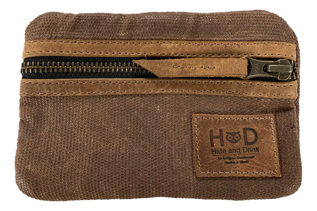 Organizador Compacto con Cremallera para Multiherramienta de Bolsillo - Bolsa Plegable para Herramientas, Accesorios y Uso Diario - Negro Duradero