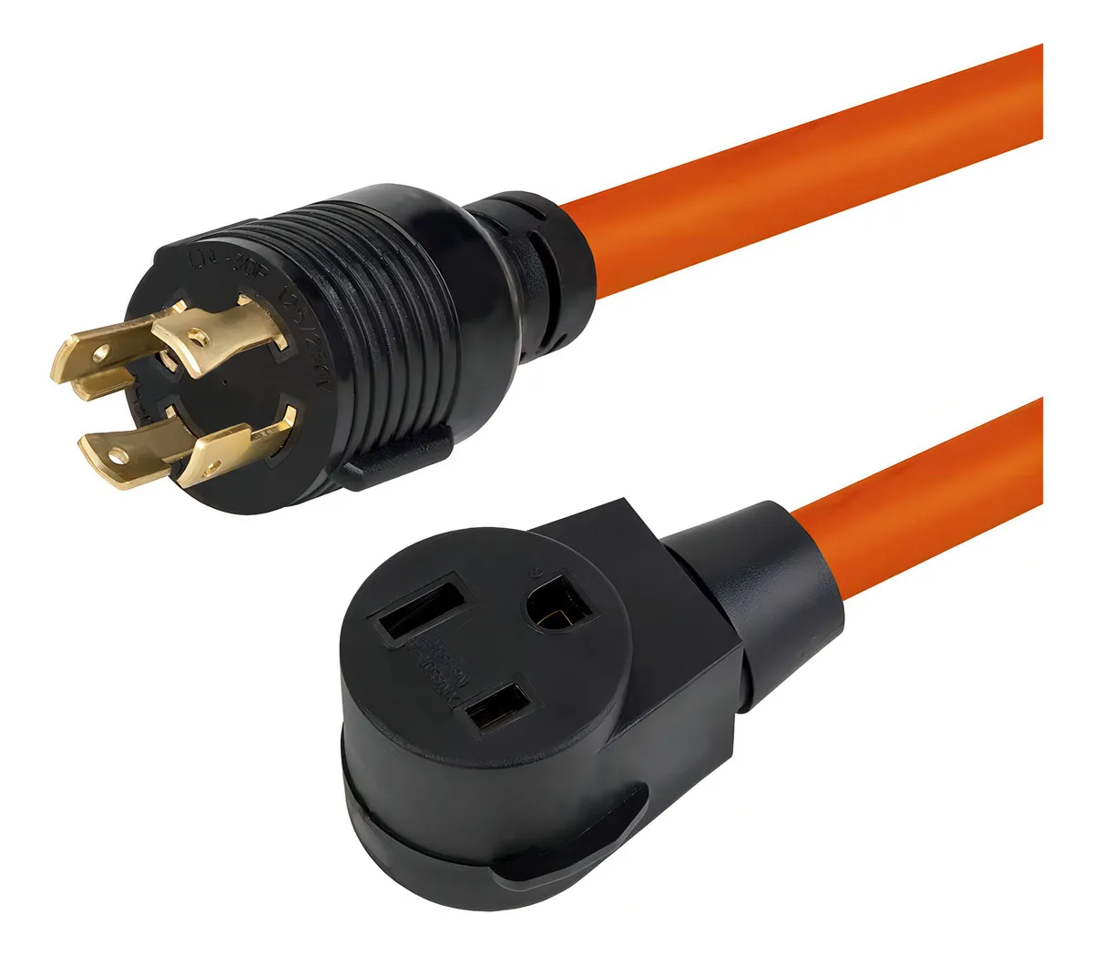 Cable Adaptador Plugrand Nema L14-30p a 6-50r | 30A a 50A | 1.5 Pies | 250V | 7500W | Conector Enchufe Industrial para Generadores y Soldadoras - Imagen 2