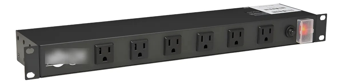 Barra de Contactos Tripp Lite 1U para Rack con 12 Tomacorrientes 120V 15A y Cable de 4.57m - Solución de Alimentación Profesional para Centros de Datos y Oficinas