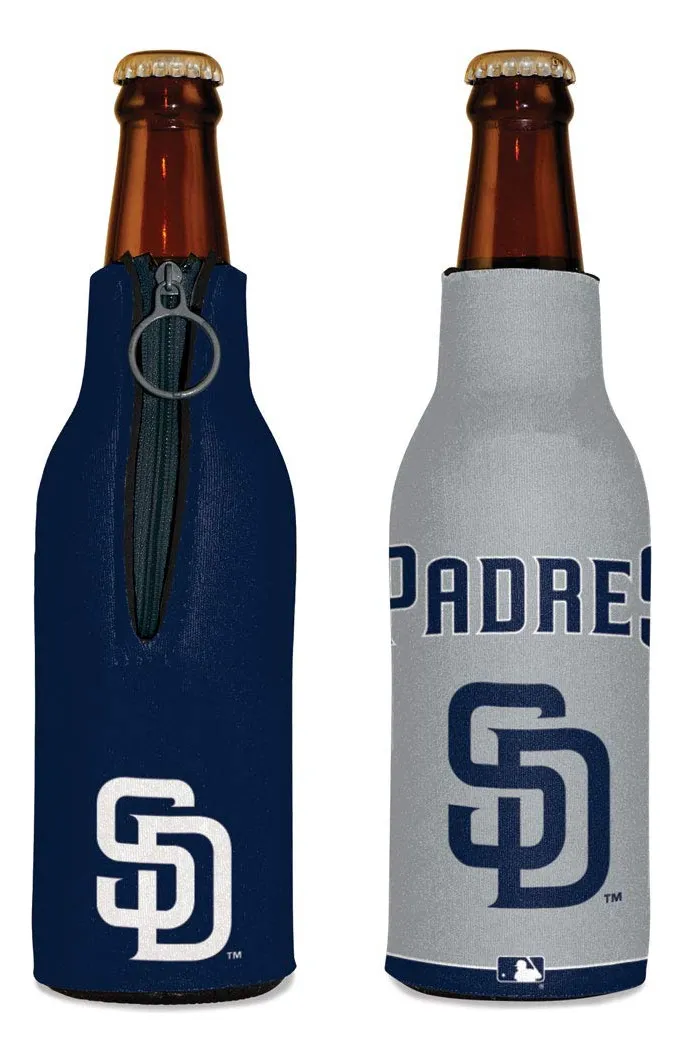 Enfriador de Botellas San Diego Padres Talla Única - Colores del Equipo Oficial | Ideal para Mantener Bebidas Frías en Eventos Deportivos y Reuniones | Accesorio Fanático MLB