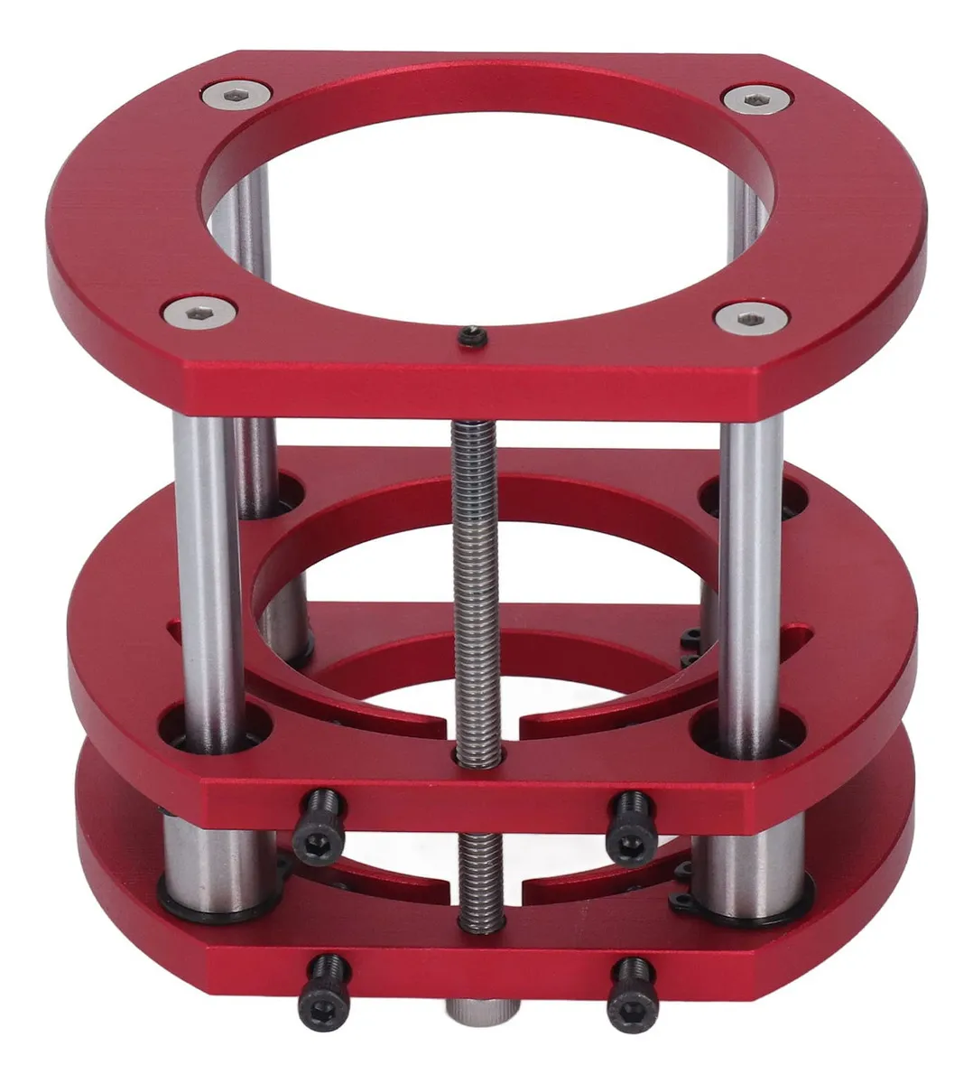 Base Elevadora Router Aleación Aluminio Acero Inoxidable | Soporte Duradero y Estable para Router | Diseño Profesional para Oficina y Hogar