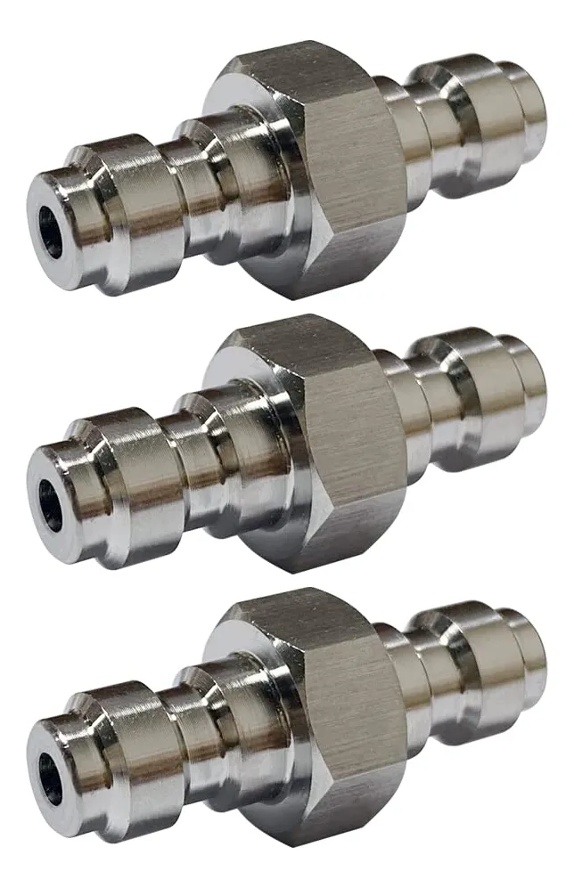 Adaptador de Acoplamiento Doble Macho de Desconexión Rápida - Conexión Segura y Eficiente para Tuberías y Mangueras Industriales - Alta Resistencia y Durabilidad