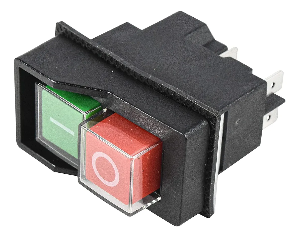 Interruptor Magnético 4 Pines 120V CA Negro - Encendido/Apagado ...