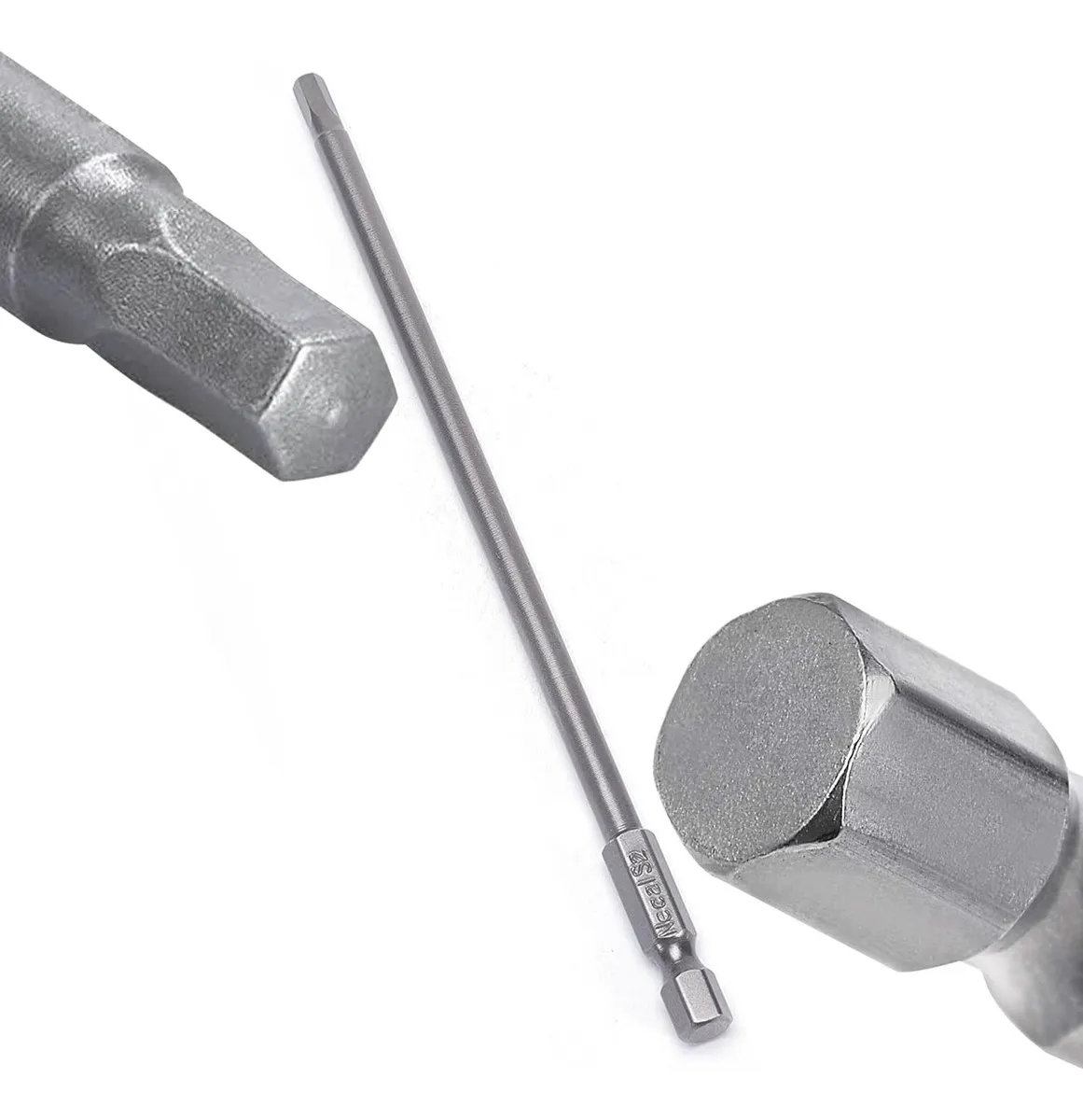 10 Brocas Hexagonales H4 para Taladro | Punta Magnética Vástago 1/4" | Uso Profesional y DIY | Herramientas de Precisión