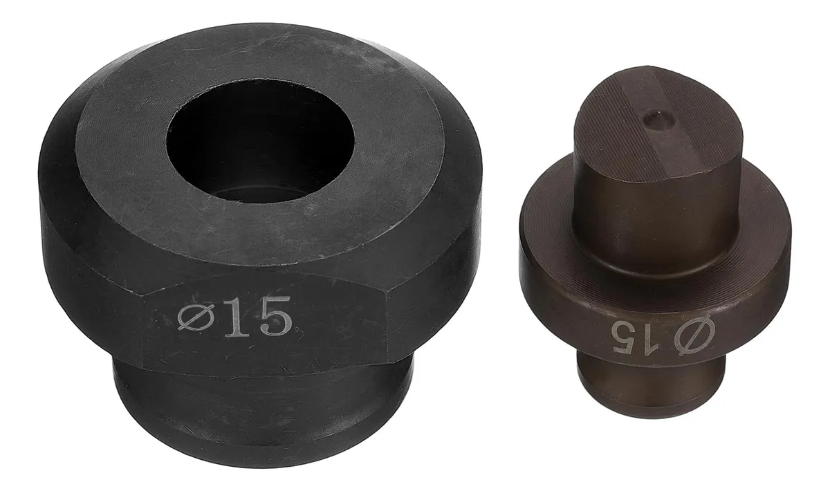 Troqueladora Hidráulica Profesional para Perforar Agujeros de 15mm | Herramienta de Corte Preciso para Metal y Plástico | Color [Especificar Color]