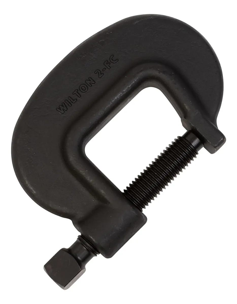 Abrazadera C Wilton Brute Force 12000 Libras: Sujeción Profesional Robusta y Segura | Ideal para Carpintería y Soldadura | Capacidad Pesada