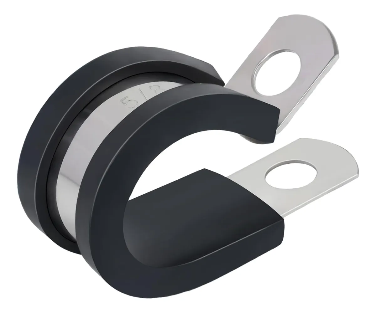 Abrazadera de Cable de Acero Inoxidable | Paquete de 50 Unidades | Sujeción Segura y Duradera para Cables Eléctricos y de Red | Resistente a la Corrosión