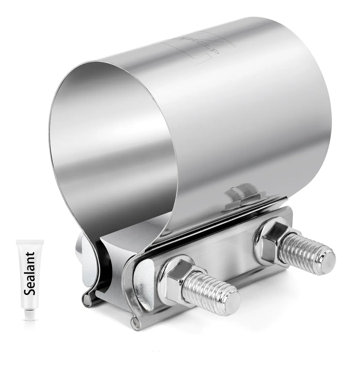 Abrazadera de Escape Universal Acero Inoxidable 304 Duradero para Tuberías de 2 a 3 Pulgadas | Fijación Segura y Resistente a la Corrosión