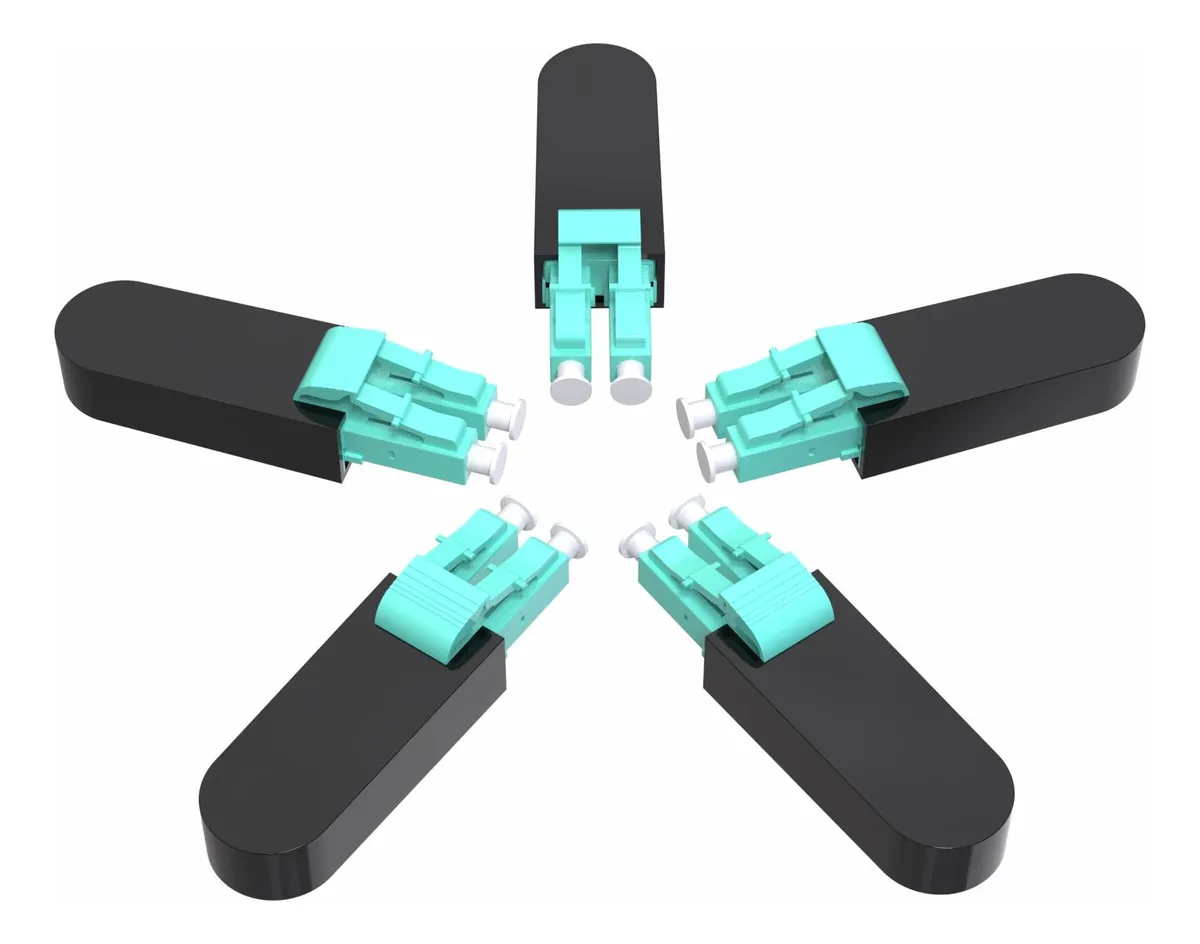 Adaptador De Fibra Óptica LC Duplex Loopback para Pruebas y Diagnóstico de Redes de Alta Velocidad