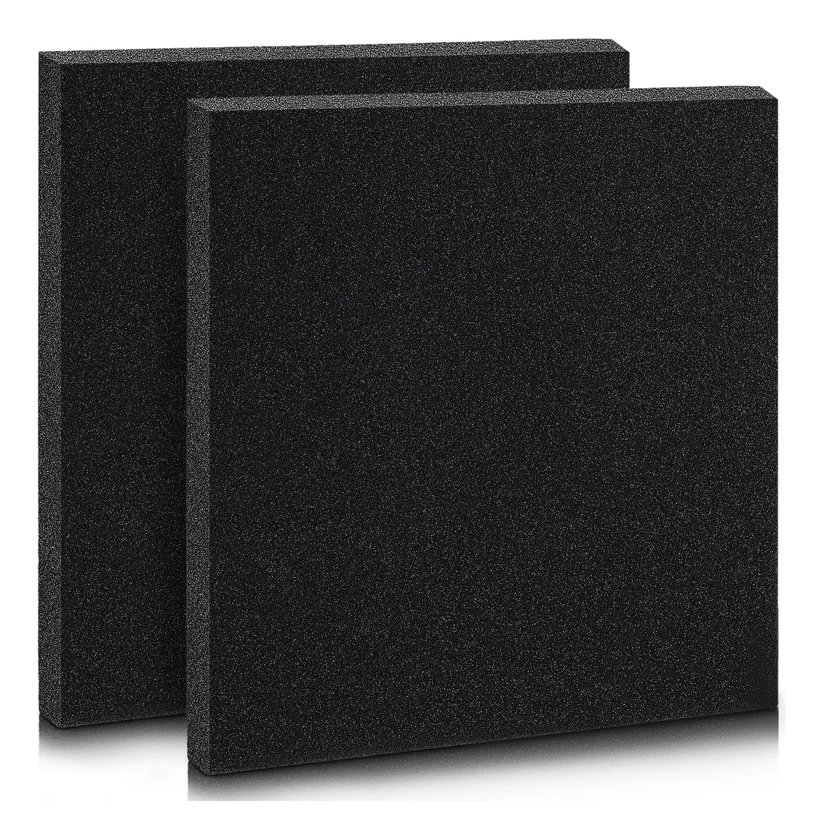 Almohadillas para Oreja de Espuma Negra Alta Densidad | Repuesto Cómodo y Duradero para Auriculares | Negro Intenso