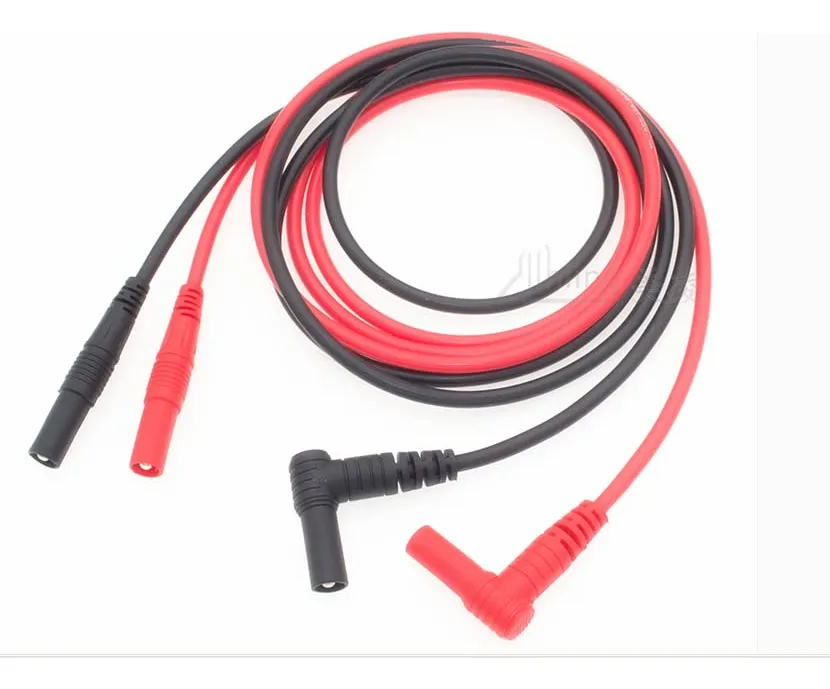 Cable de Prueba Multímetro Digital 14 AWG 4mm, 2 Unidades - Conectores Seguros para Mediciones Precisas Eléctricas