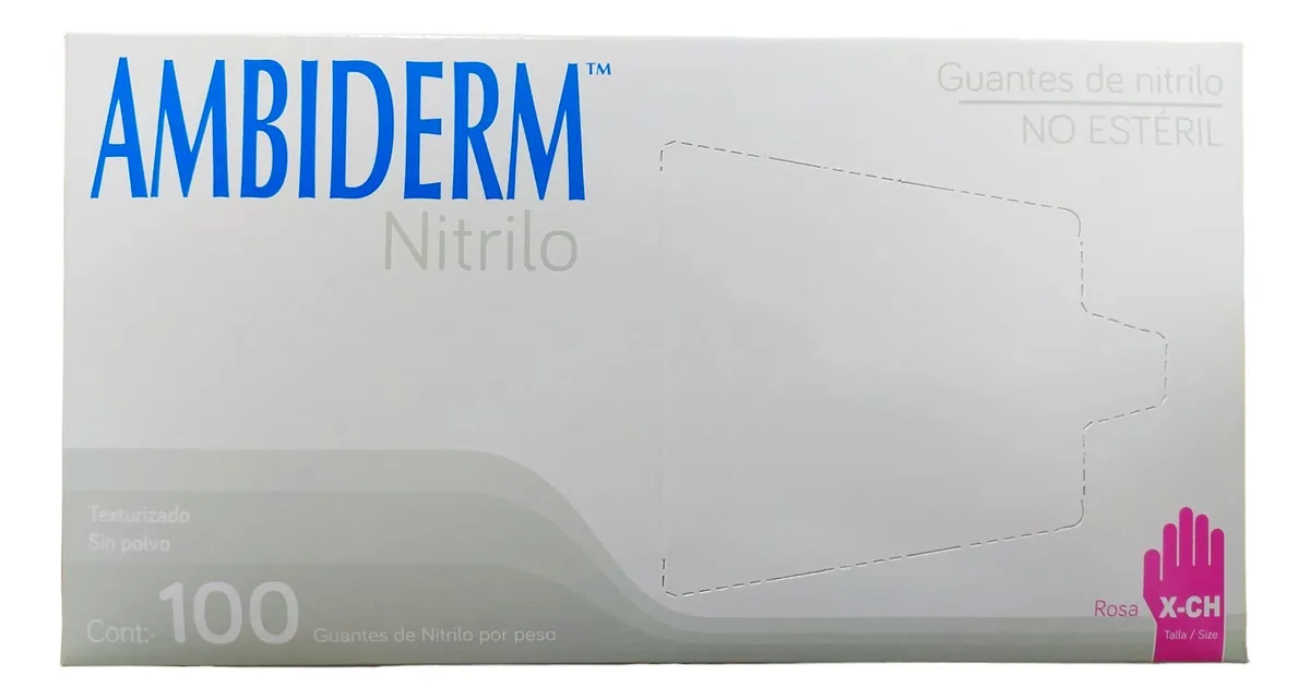 Guantes de Nitrilo Desechables Rosa Extra Chico 100 Piezas | Protección Superior para Uso Médico, Laboratorio y Hogar | Talla S Ajuste Perfecto