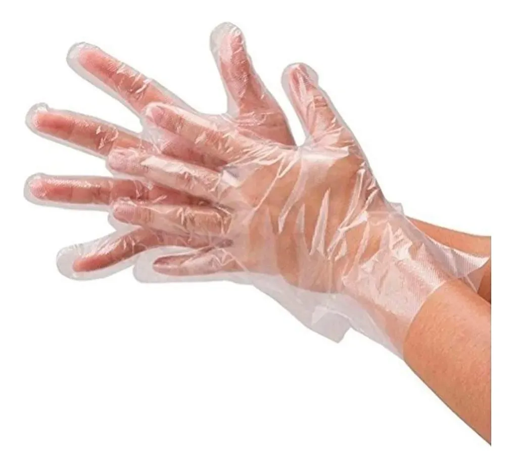 Guantes Desechables de Polietileno Transparentes para Cocina | Alta Calidad | Uso General | Talla Única