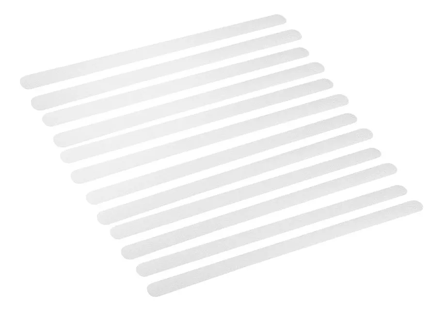 Cinta Antideslizante Escaleras, Pisos y Baños | Antideslizante Seguridad Pisada Profunda | 12 Unidades Color