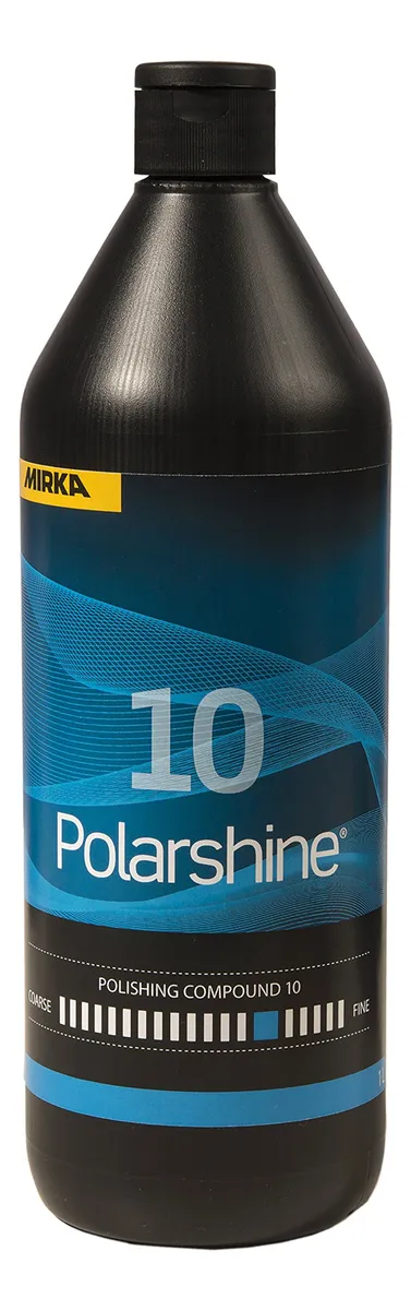 Compuesto Pulido Polarshine Mirka 1 Litro Profesional Alta Calidad para Eliminación de Defectos y Brillo Intenso | Acabado Profesional