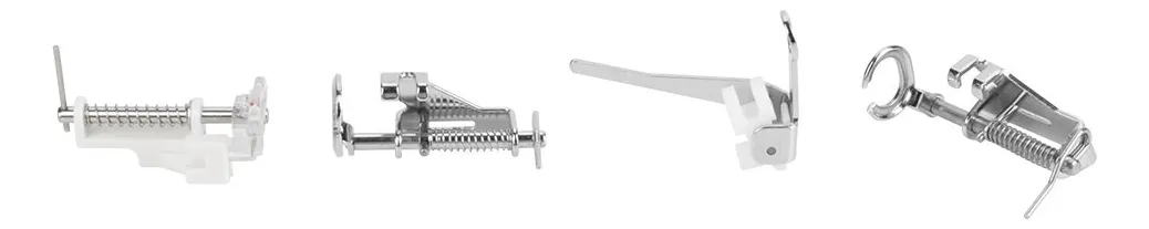 Kit 4 Piezas Pie Prensatelas Máquina Coser Bordado Acolchado Universal: Versátil, Preciso y Duradero para Proyectos Creativos