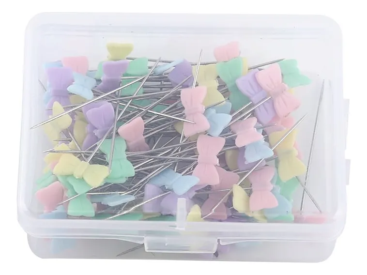 100 Alfileres de Patchwork con Cabeza de Flor para Costura y Manualidades | Accesorios de Costura Creativa | Diseño Decorativo y Funcional