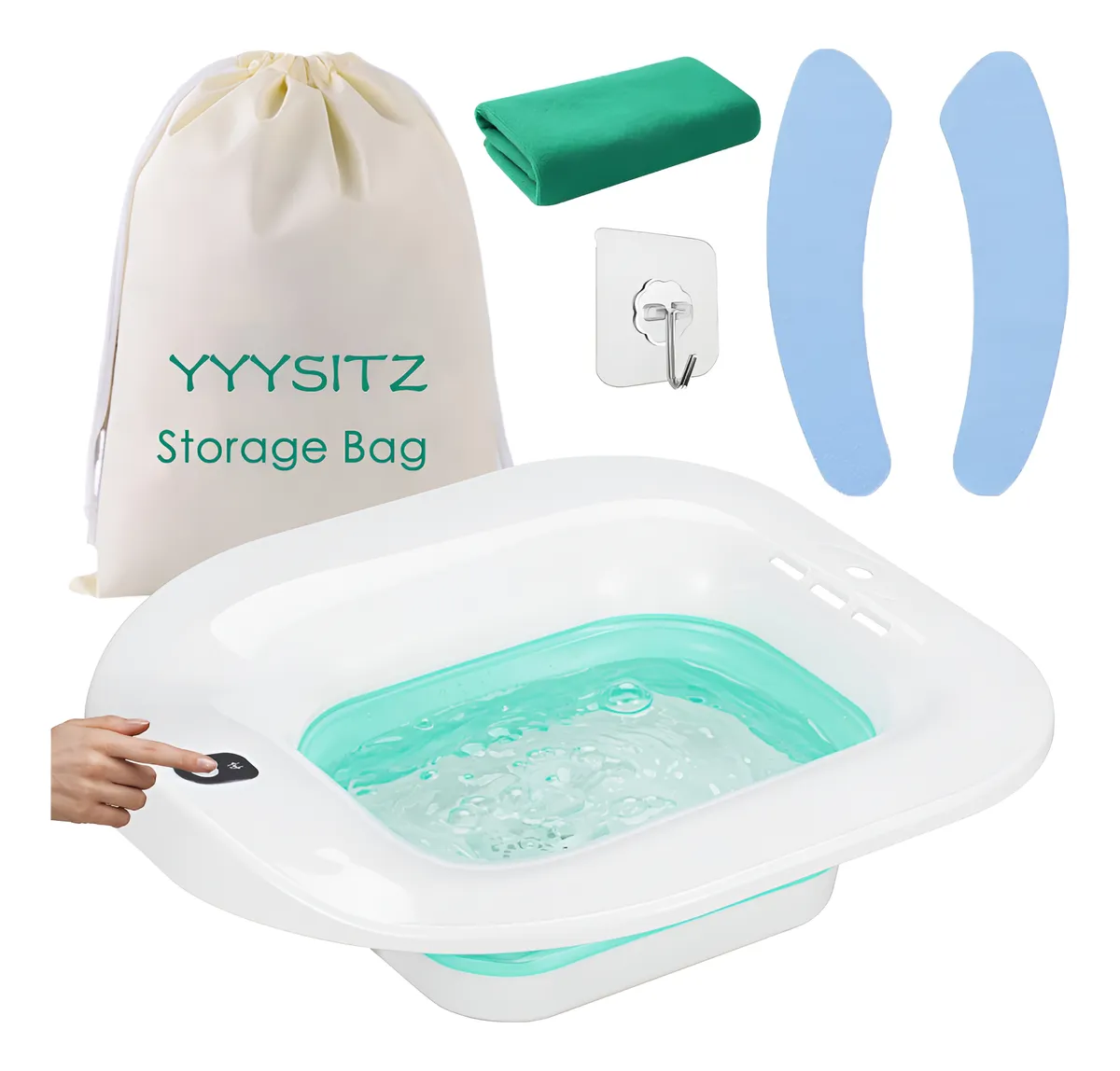 Baño de Asiento Eléctrico para Alivio de Hemorroides y Recuperación Posparto | Higiene Íntima Avanzada