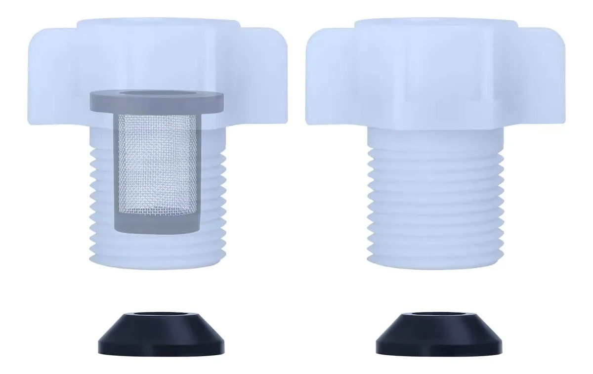 Adaptador de Visualización Filtro Agua Inodoro 7/8 Pulgadas | Conexión Estándar para Baños Modernos | Fácil Instalación y Durabilidad Garantizada