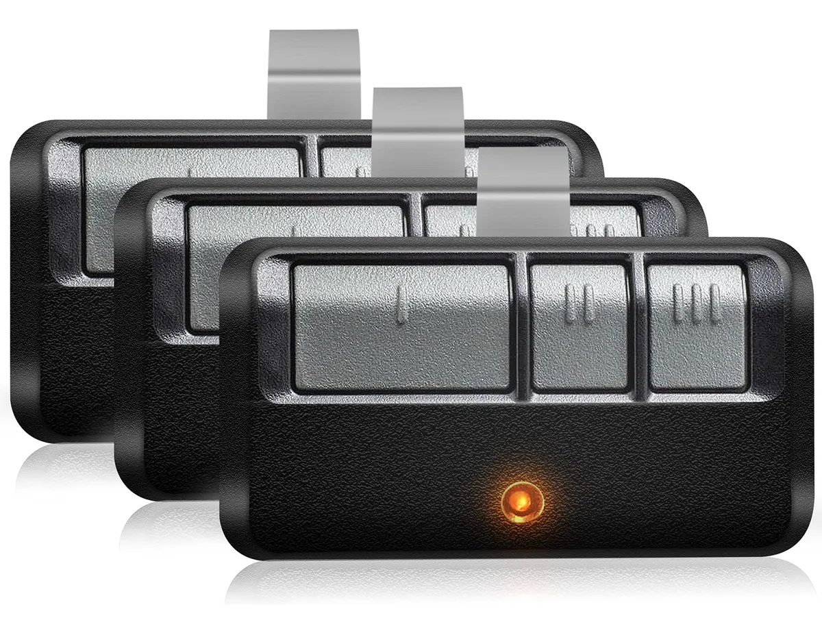 Abridor de Puerta de Garaje Remoto Liftmaster Chamberlain Negro - Control de Acceso Inteligente para Hogar y Comercio - Compatible con Diversos Modelos - Diseño Duradero y Seguro