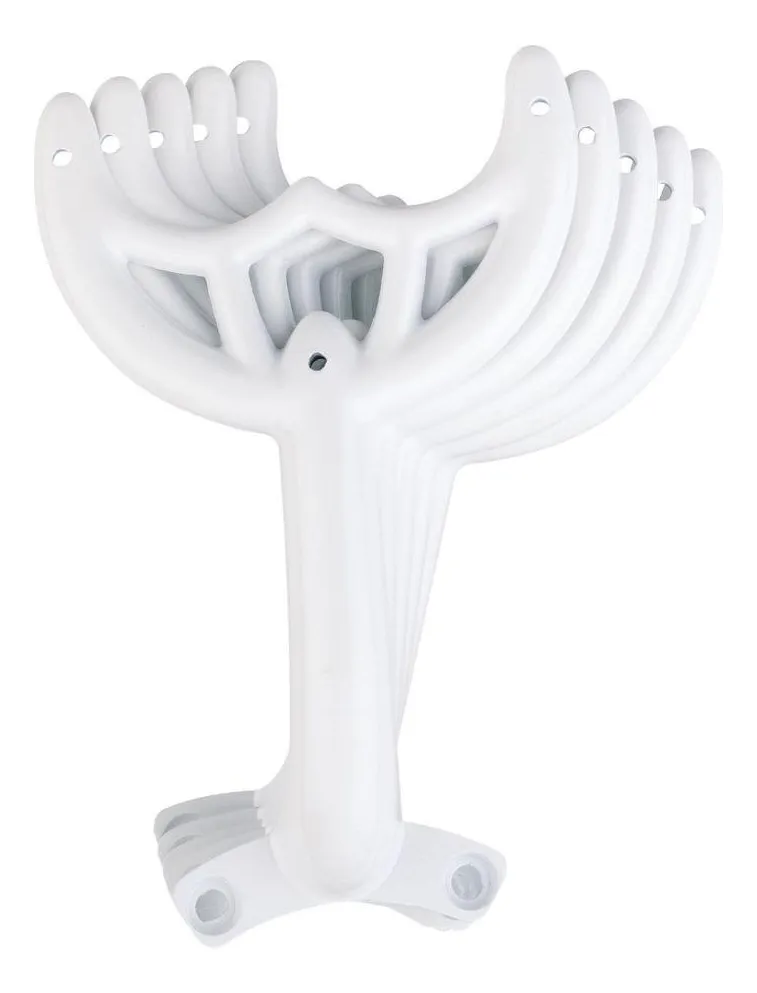 Brazo de Hoja de Ventilador de Techo 42 Pulgadas Blanco | Pack 5 Unidades | Repuesto Estilo Moderno Acabado Blanco Mate
