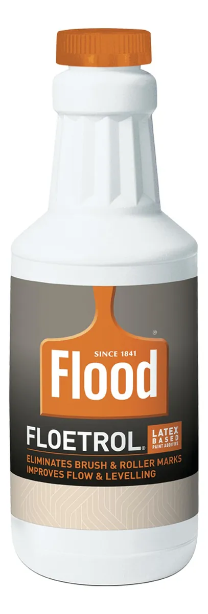 Aditivo Floetrol PPG para Pintura Flood FLD6-04 - Mejora la Aplicación y Acabado de Pinturas Látex y Acrílicas - Aumenta la Fluidez y Reduce Marcas de Brocha y Rodillo