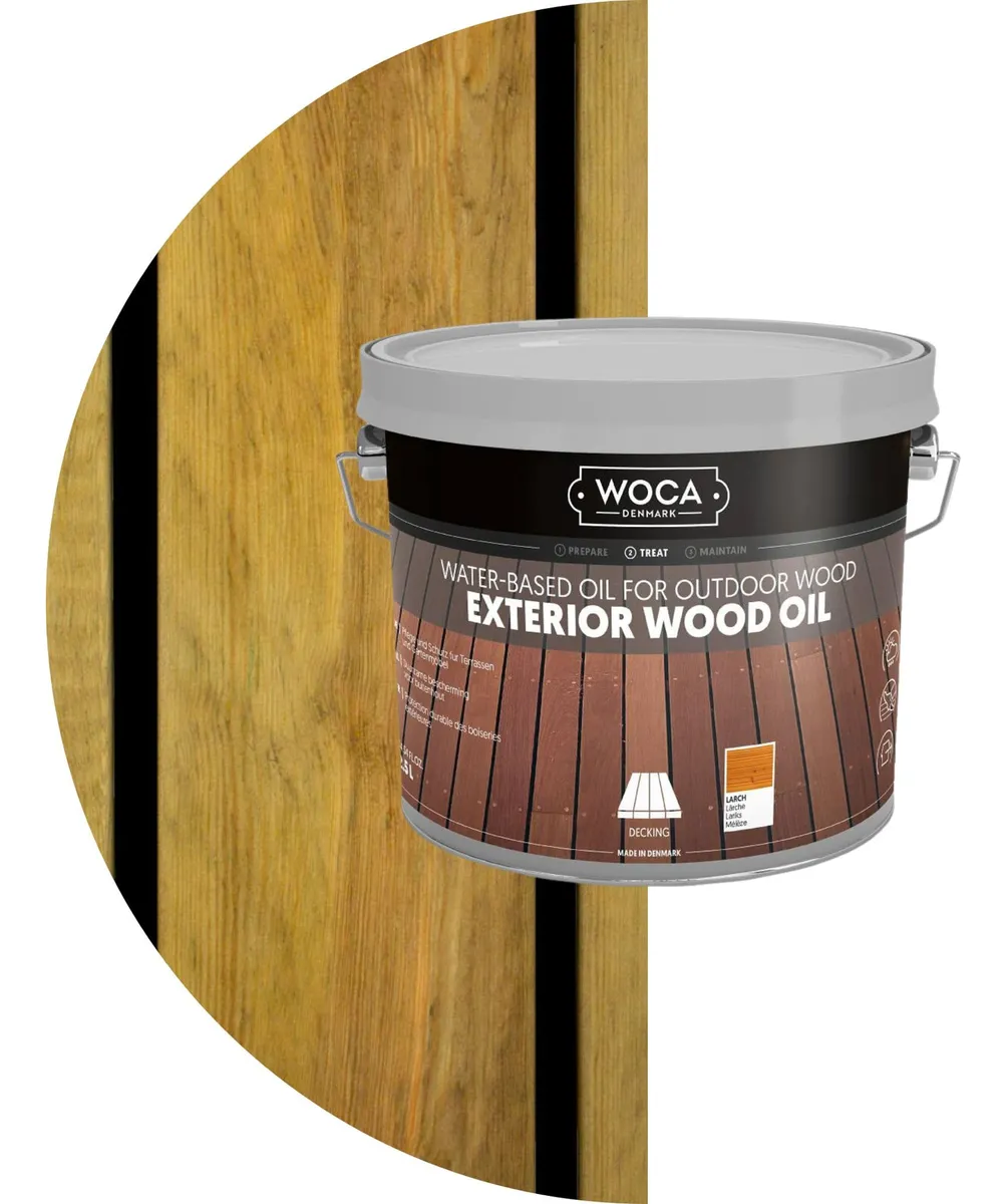 Aceite para Madera Exterior Ecológico Base Agua Natural - Protección Duradera y Acabado Mate para Muebles y Terrazas