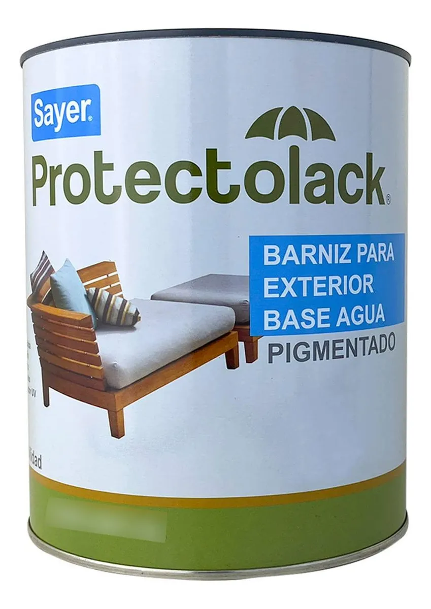 Barniz Acrílico Sayer Base Agua Mate Roble - Protección Duradera y Acabado Natural para Muebles y Madera