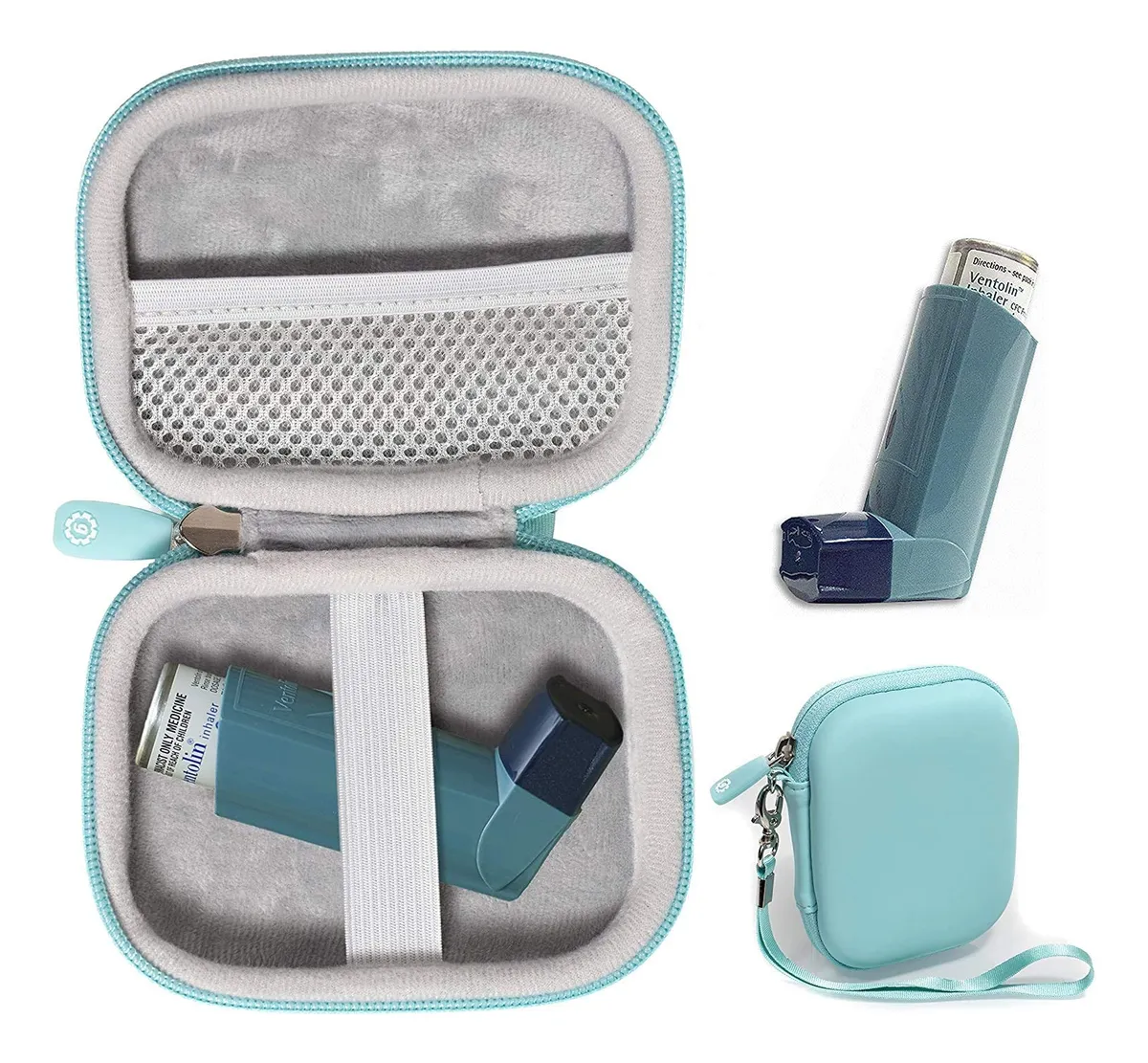 Funda Compacta y Resistente para Inhalador de Asma | Protección Duradera para tu Medicación | Diseño Práctico y Portátil