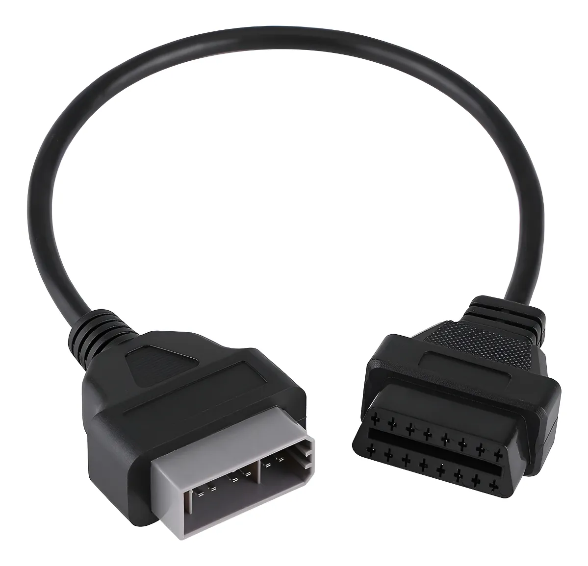 Cable Adaptador OBD2 14 Pines a 16 Pines Universal para Nissan - Conector Diagnóstico Vehicular y Escaneo Automotriz
