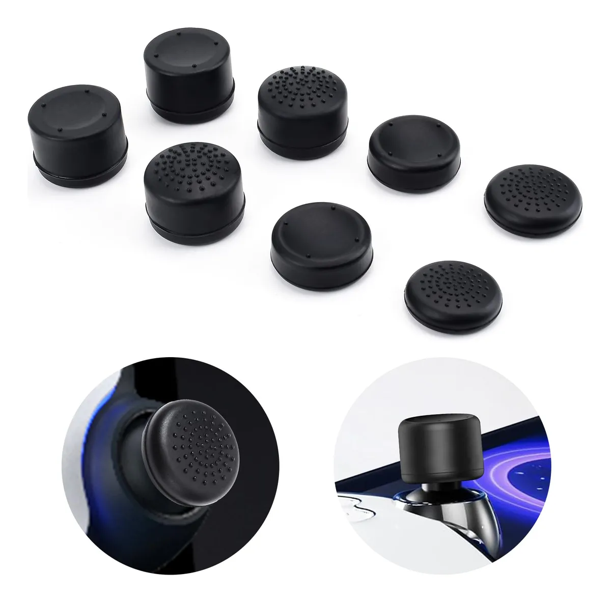Tapones Antideslizantes de Pulgar para Playstation Portal: Mejora tu Agarre y Precisión en tus Juegos | Accesorios Esenciales