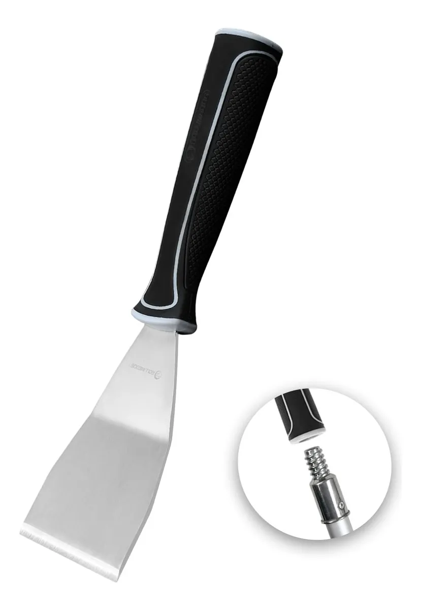Rascador de Barra Cincel Acero Inoxidable Antideslizante Profesional para Limpieza y Raspado Profundo | Duradero y Resistente