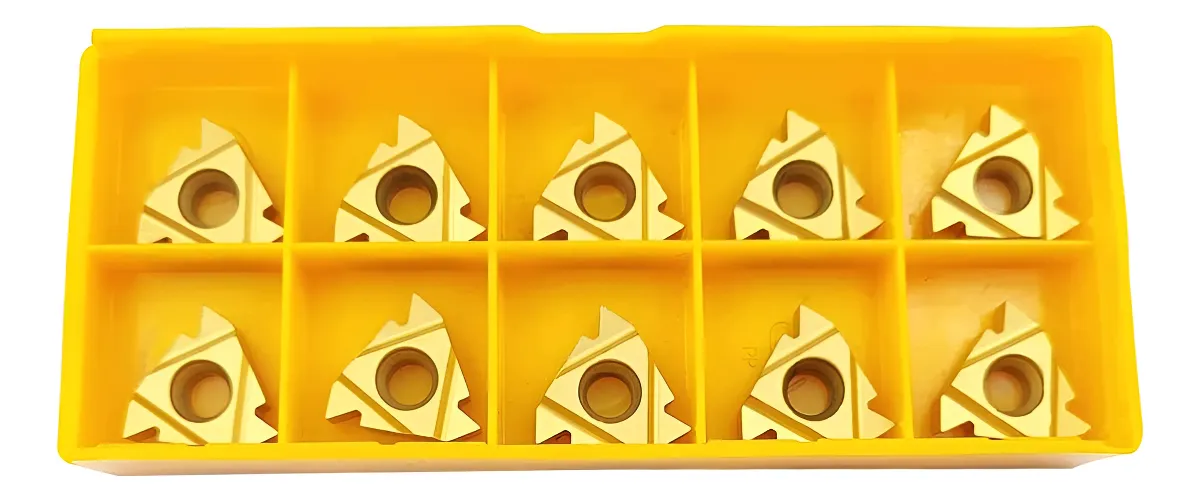 10 Piezas Brocas de Carburo para Insertos CNC Lathe, Hojas de Torno de Rosca de Alta Precisión para Corte Metálico, Duraderas y Resistentes al Desgaste, Herramientas de Metalurgia Profesional