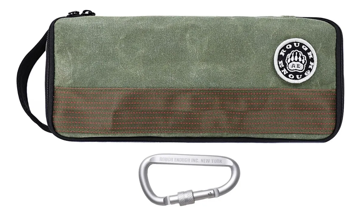 Bolsa de Herramientas Pequeña de Lona Duradera 12 Pulgadas con Asa Resistente para Organización Profesional y Portabilidad Fácil