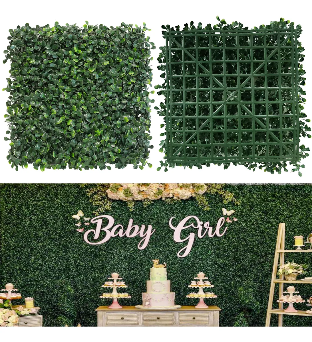 Paneles Decorativos de Zacate para Interiores y Jardín | Estructura Color Planta | Decora tu Hogar y Espacios Exteriores con Estilo Natural